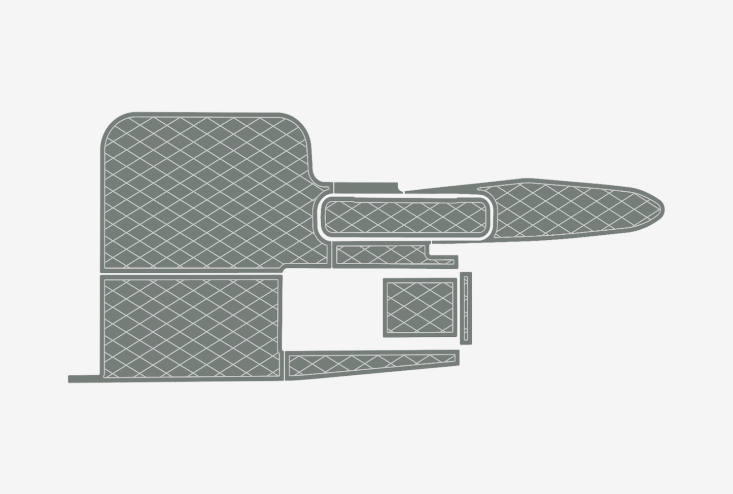 2005 Malibu Sunsettert VLX Cockpit Swim platform 1/4"6mm EVA Foam floor
