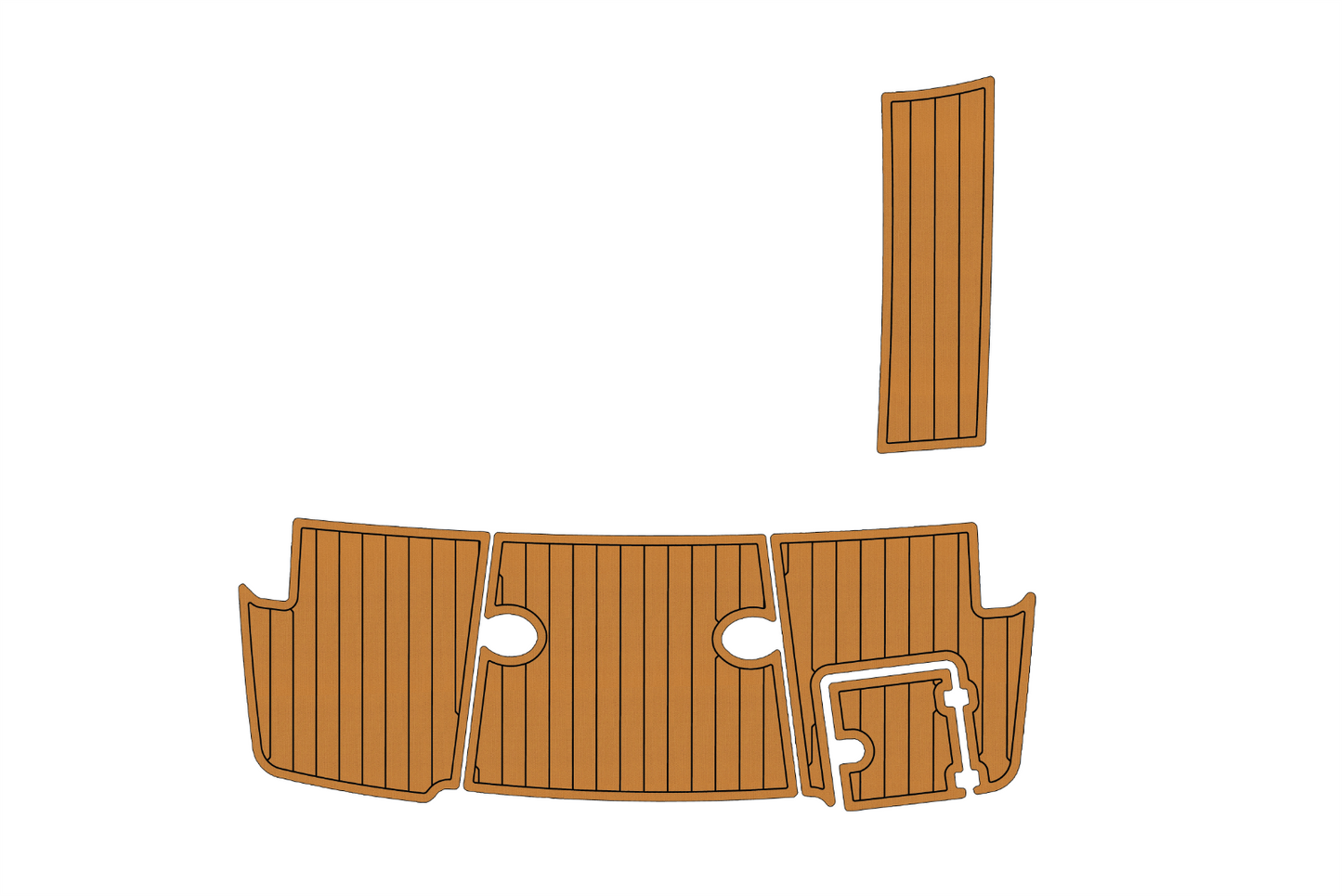 2019 CHAPARRAL 267 SSX Swim platform 1/4"6mm EVA foam faux mat floor
