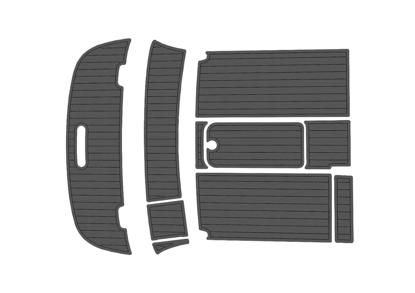 2010 Bayliner 652 Anti-slip mat Custom EVA marine deck flooring
