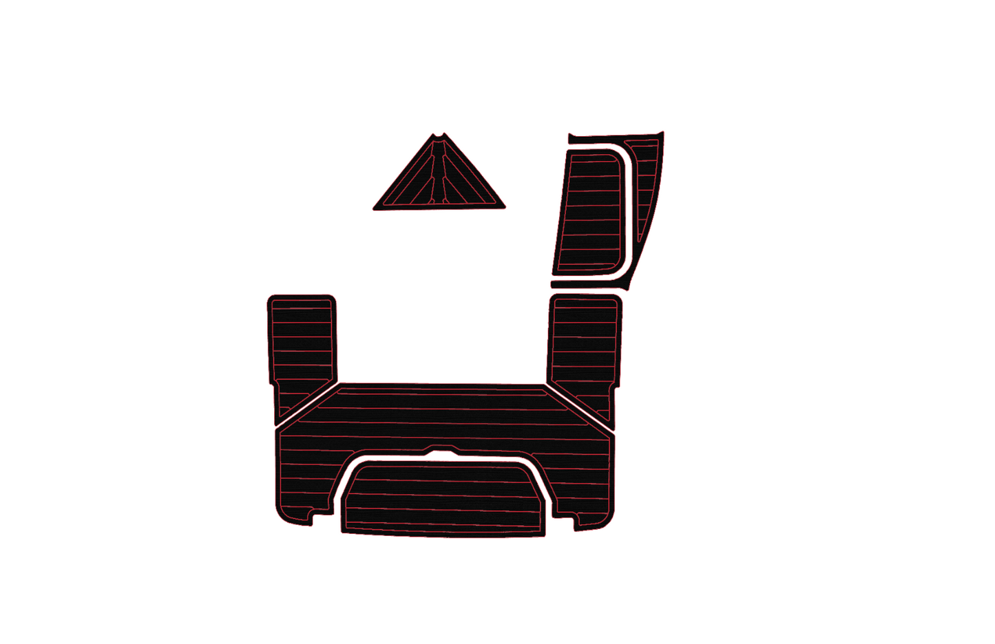 2014-2021 COBALT R7 Swim platform 1/4"6mm EVA foam faux mat floor
