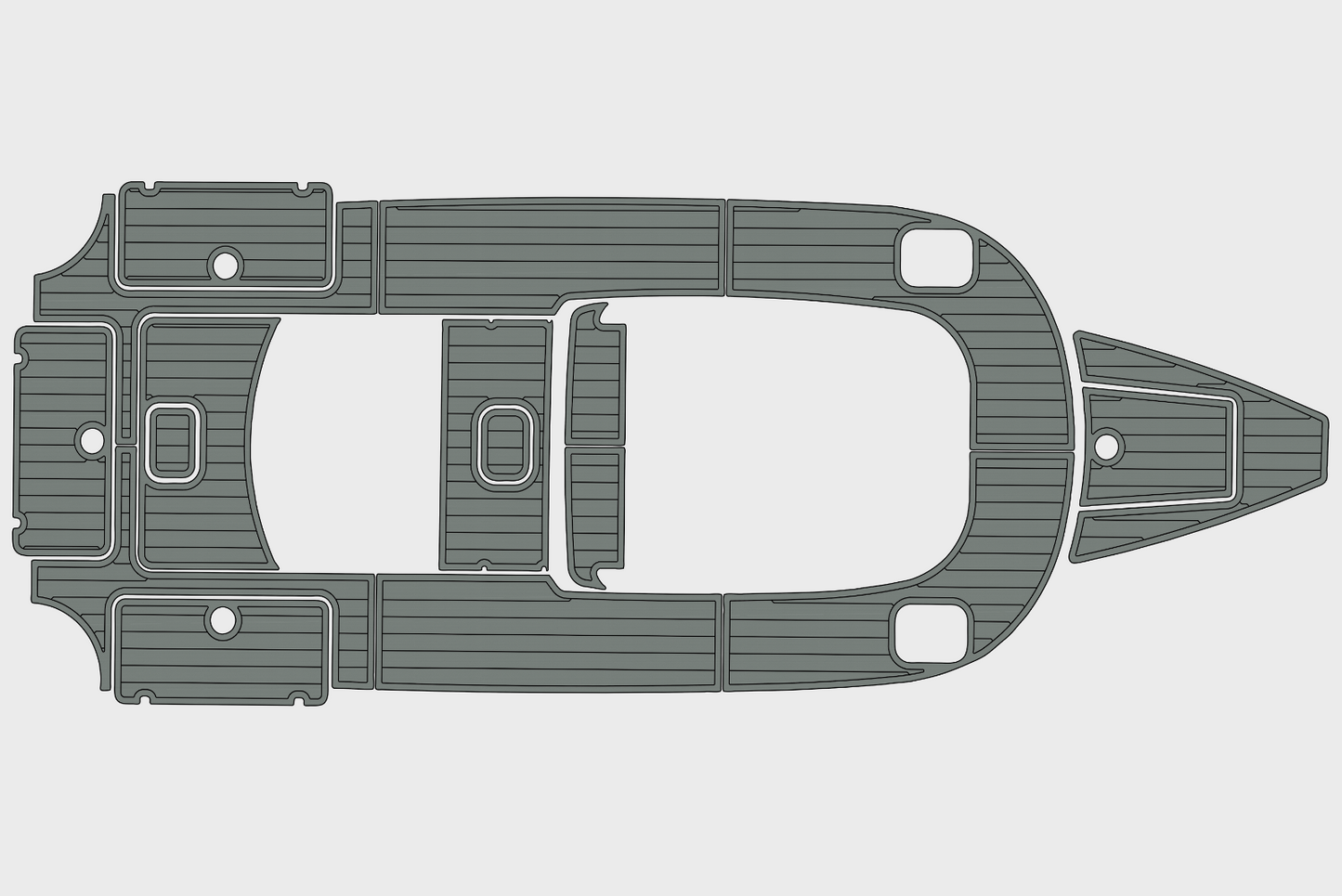 2014-2017 Scout 275 LXF Cockpit 1/4"6mm EVA Foam faux mat floor