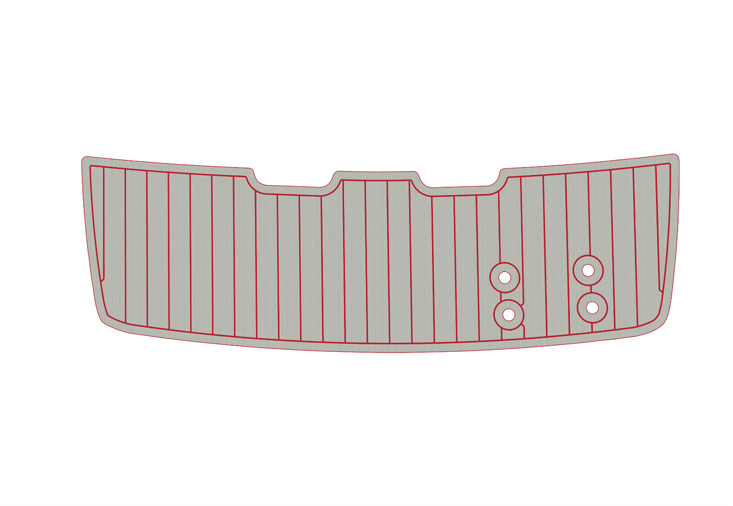 2008-2010 Bayliner 195 Discobery Swim platform 1/4" 6mm EVA foam floor