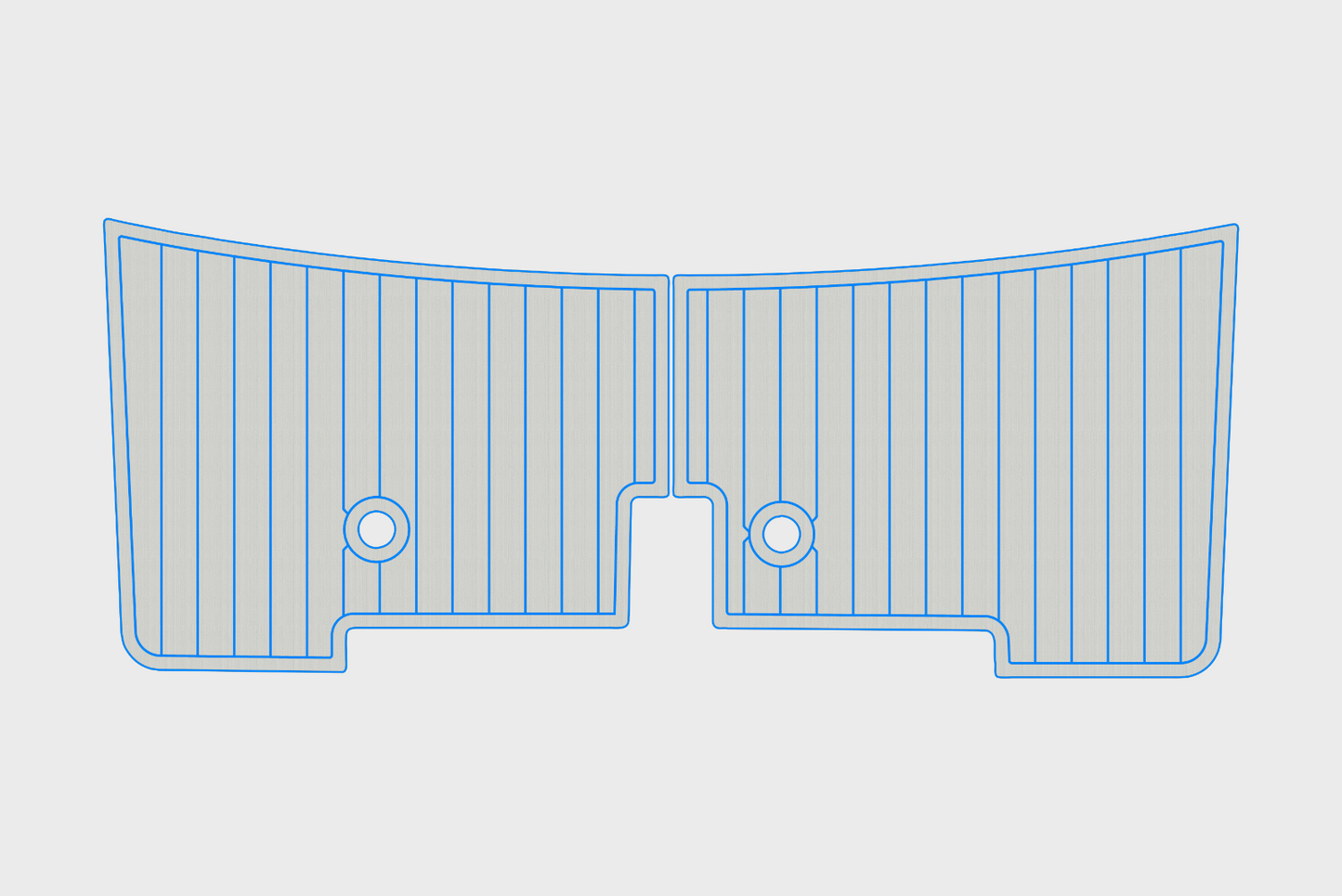 2005-2007 Regulator 28 center Consol Swim platform 1/4" 6mm EVA faux mat Floor