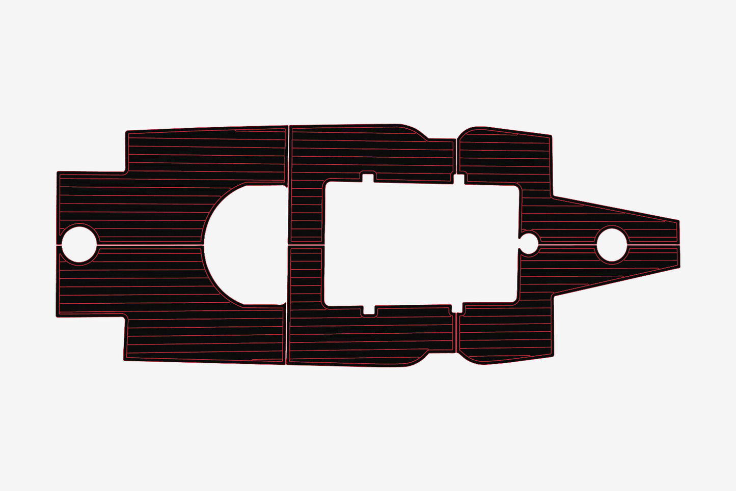 2016 Dusky XF 278 Cockpit 1/4"6mm EVA Foam carpet marine floor