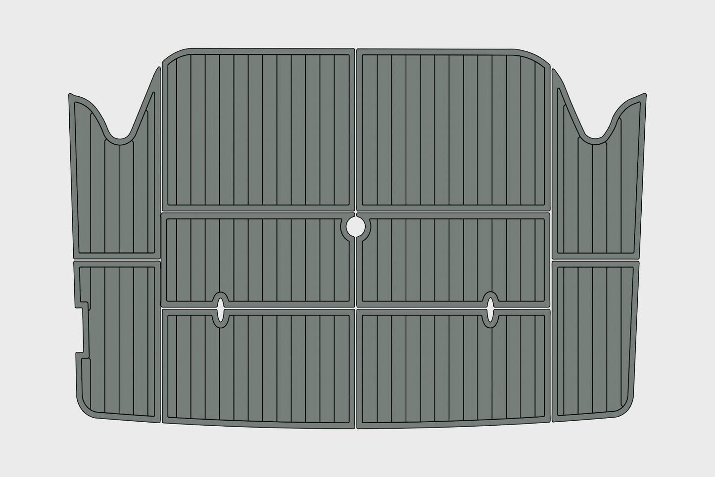 2001 Regal 2760 Swim platform 1/4"6mm EVA foam faux teak deck marine floor