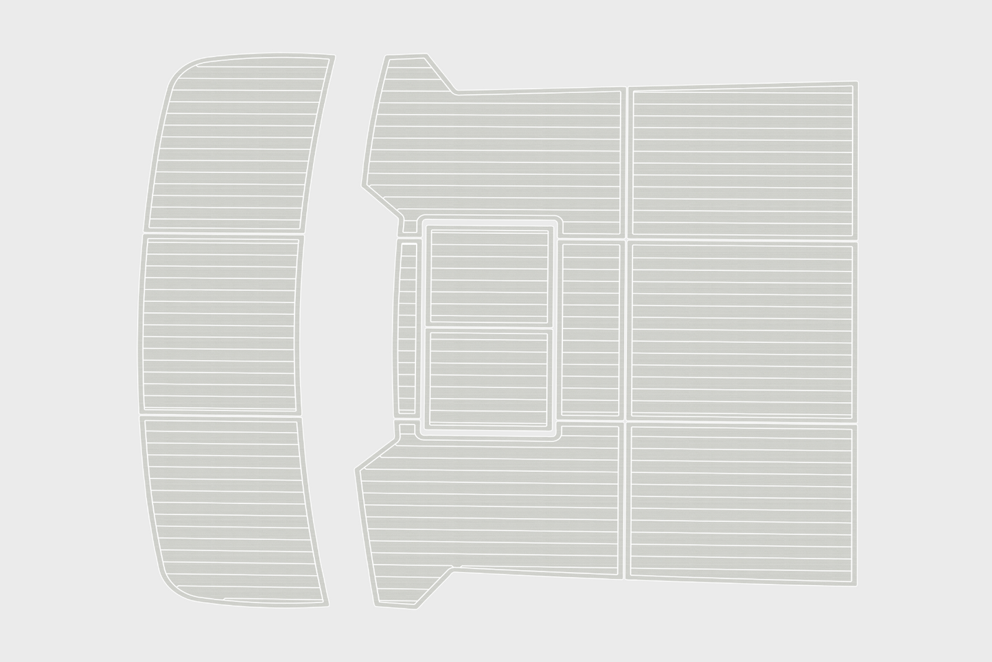 1988-1989 Pace 40 Sport Fisherman Cockpit Swim platform 1/4"6mm EVA Foam floor