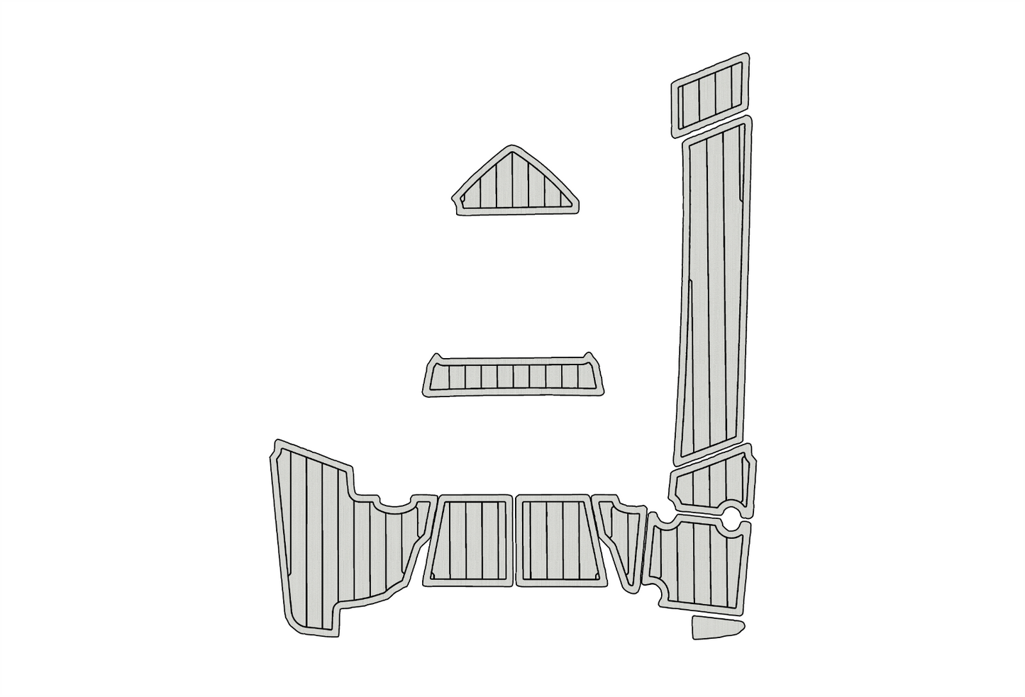 2019-2024 Monterey 305 SS SPP Swim platform 1/4"6mm EVA Foam faux floor