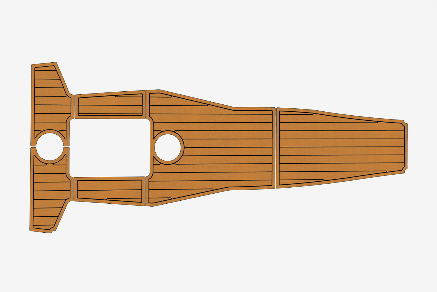 Duffy 20 EC Cockpit 1/4" 6mm EVA Teak Deck floor