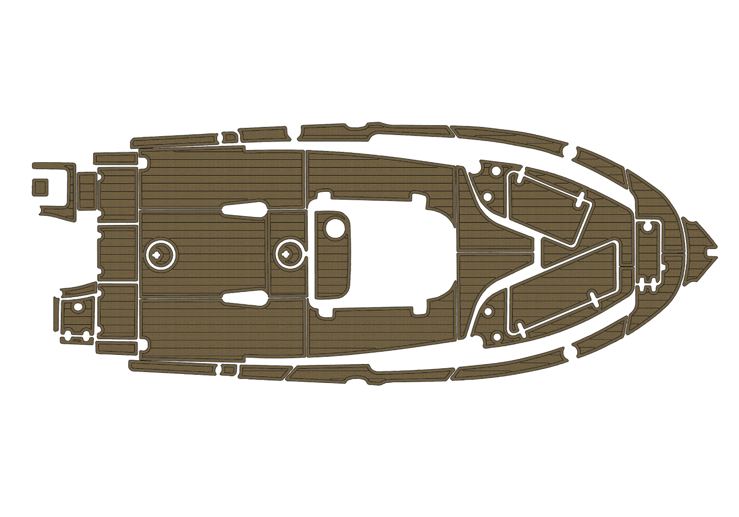2021-2023 Sea Hunt 229 ultra Cockpit Swim platform bow 1/4"6mm EVA Foam floor