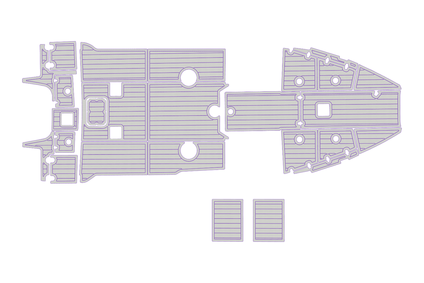 2017-2020 Larson FX Cockpit Swim platform 1/4"6mm EVA foam floor