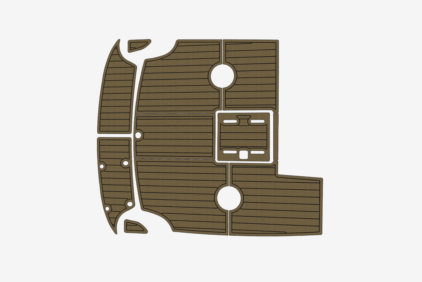 1998-2000 Cobalt 253 Cockpit Swim platform 1/4"6mm EVA Foam carpet marine floor