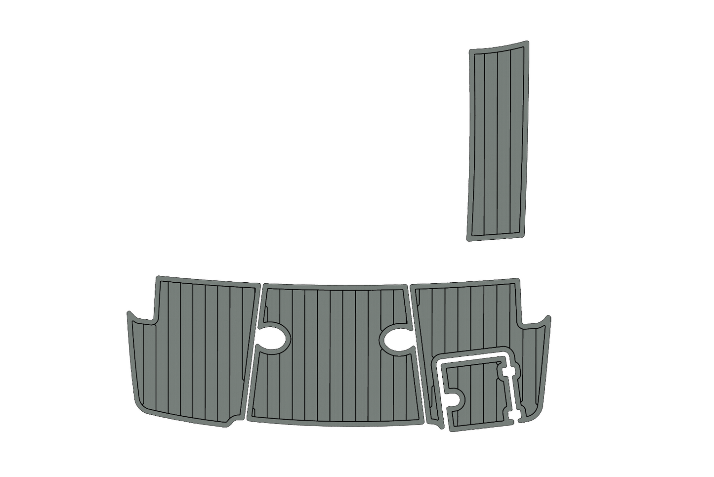 2019 CHAPARRAL 267 SSX Swim platform 1/4"6mm EVA foam faux mat floor