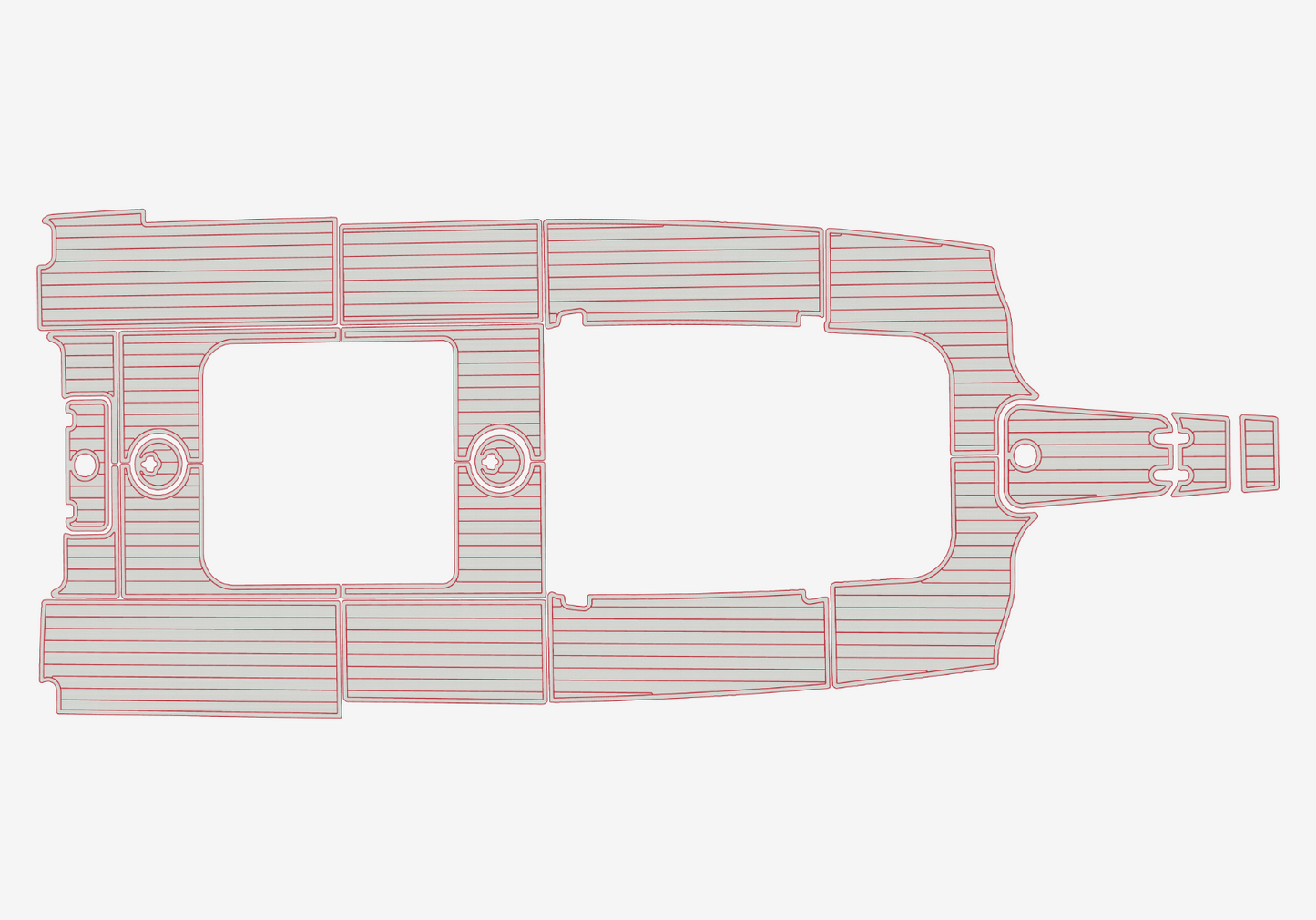 2022-2023 Sea Hunt 305 ULTRA Cockpit 1/4"6mm EVA Foam floor