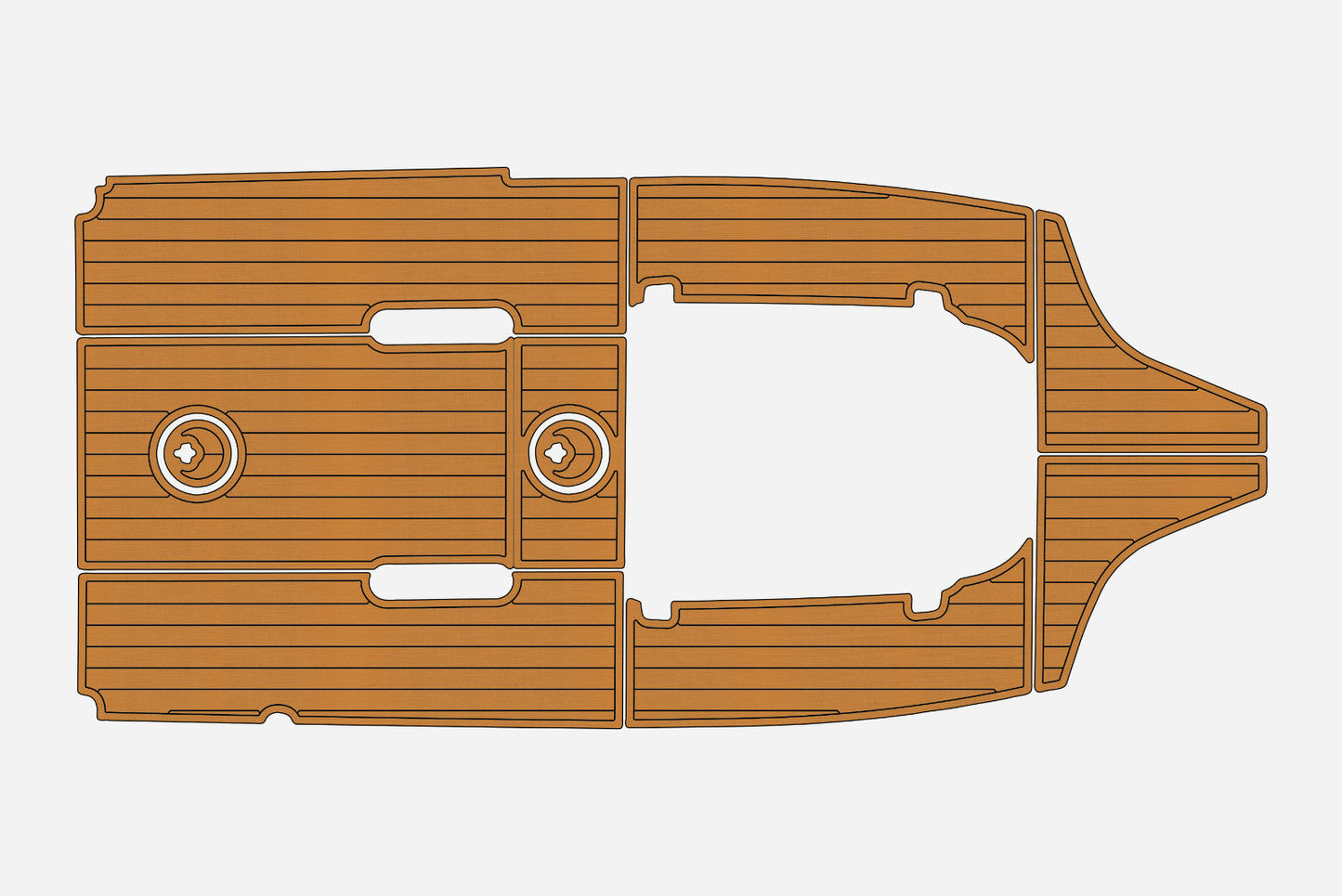 2021 Sea Hunt Ultra 239 Ultra Marine teak deck seadek EVA Foam Boat flooring
