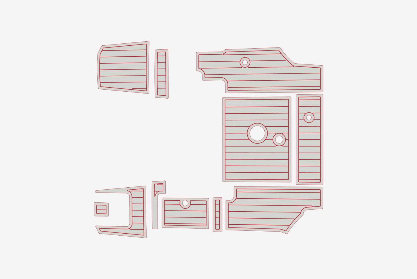 Beneteau Antares 6 Anti-slip mat Custom EVA teak marine deck flooring