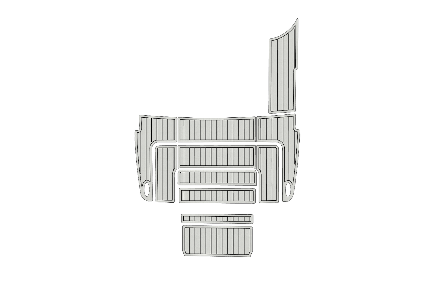 2020-2022 CHAPARRAL 25 26 SURF Swim platform 1/4"6mm EVA foam faux mat floor