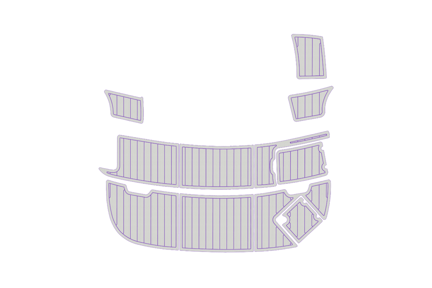 2002-2005 CHAPARRAL 280 SSI Swim platform 1/4"6mm EVA foam faux floor