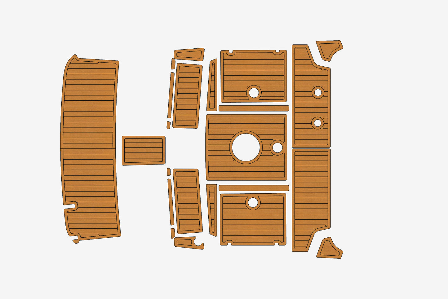 2000 Astinor 740 Marine teak deck seadek EVA Foam Boat flooring