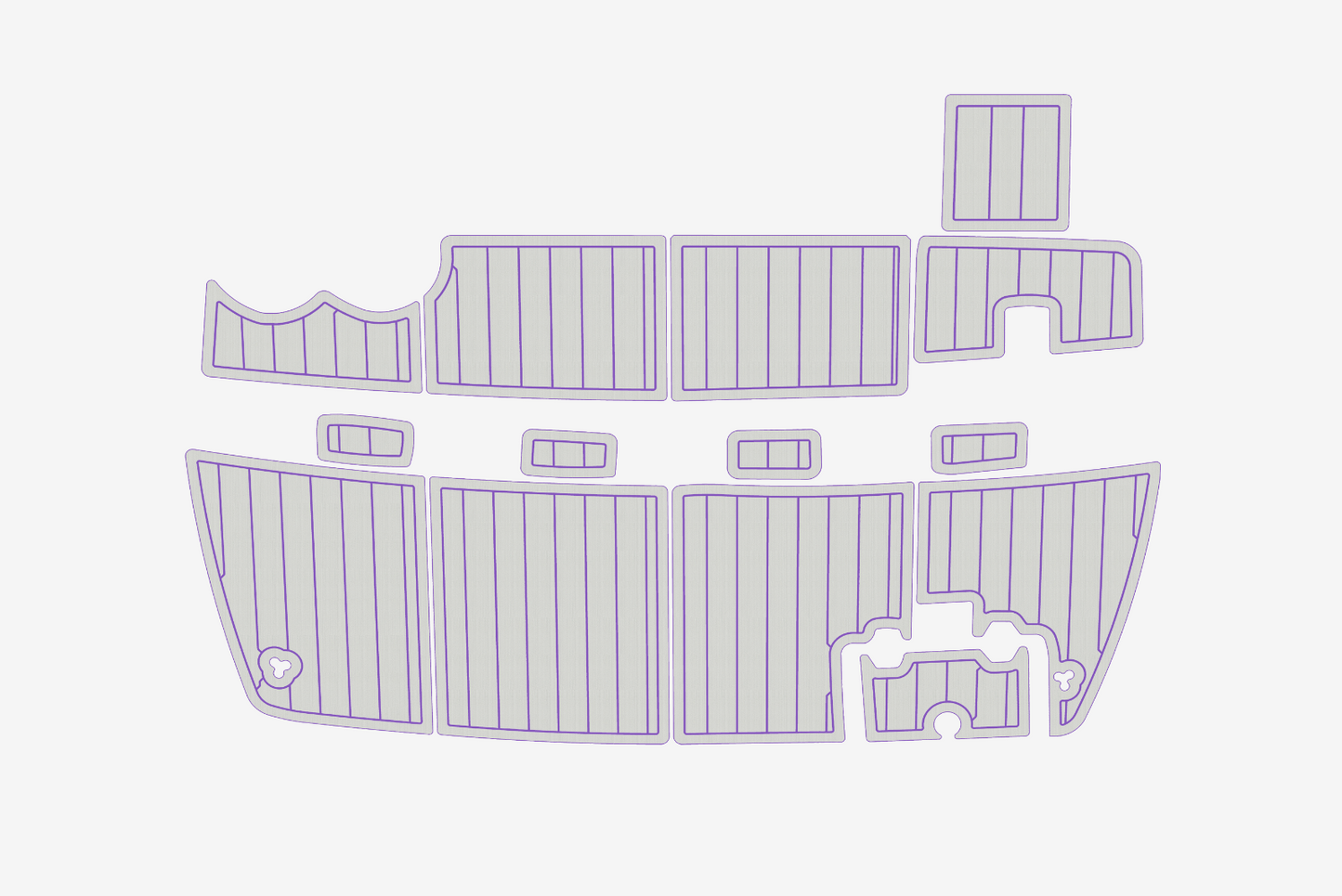 2001 Regal 2960 Marine teak deck EVA Foam Boat flooring