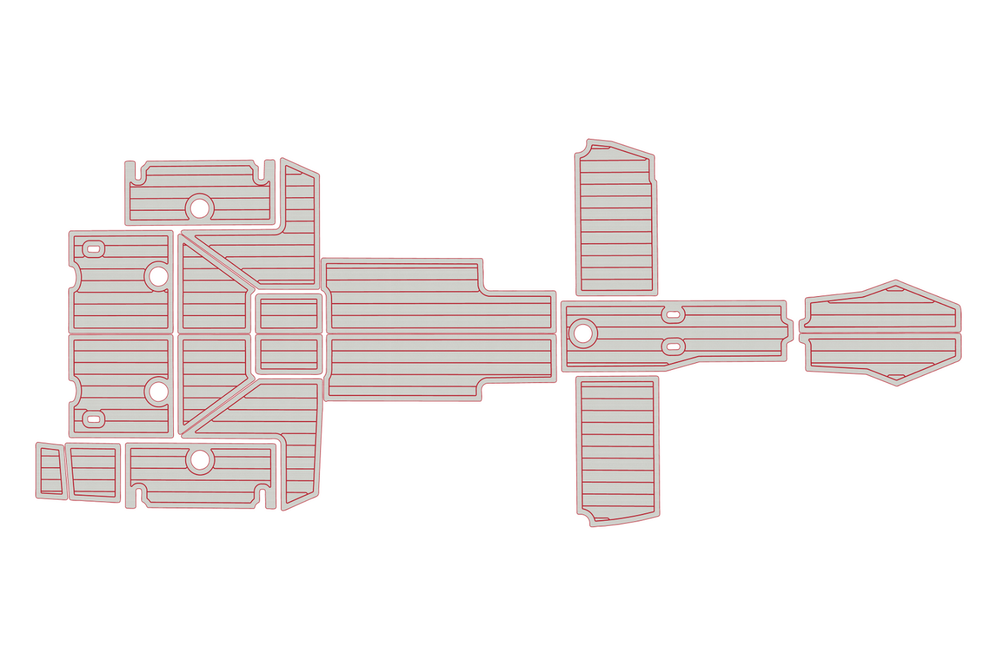 2021 Blackfin 272 DC Cockpit 1/4"6mm EVA foam floor