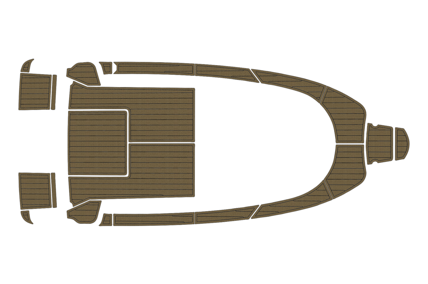 2002 Aquador 21 WAE Cockpit Swim platform bow 1/4"6mm EVA foam faux floor