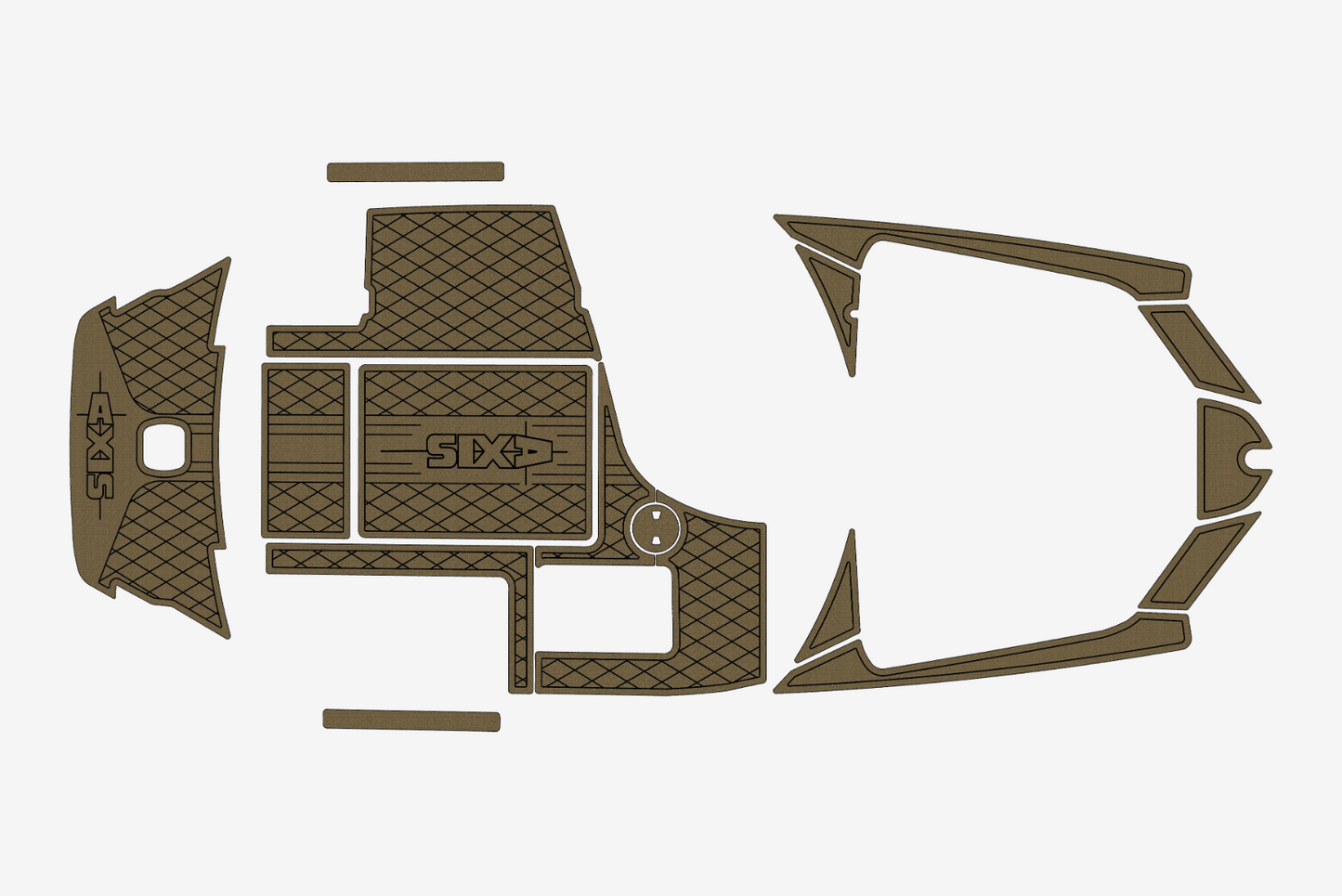 2008-2015 Axis A20 Marine teak deck EVA Foam Boat flooring