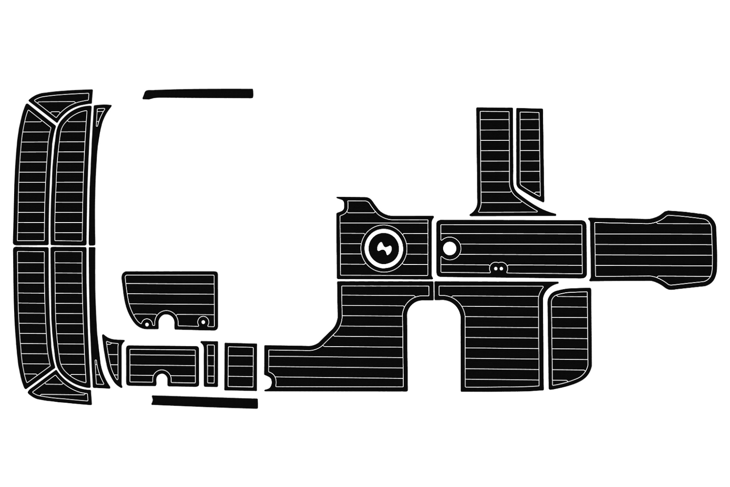2019 Bayliner VR5 Cockpit Swim platform 1/4"6mm EVA foam floor