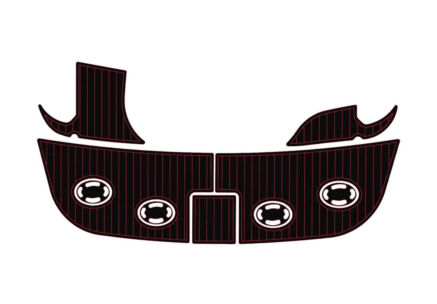 1999-2005 Sea Ray Sundancer 460 Swim platform 1/4"6mm EVA Fauxfoam floor