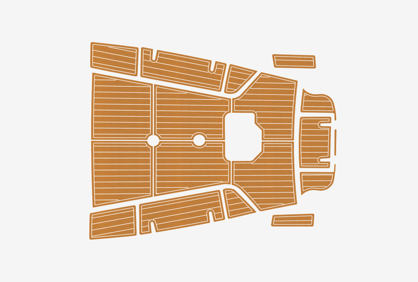 1999-2000 Celestial 50 Pilothouse Cockpit 1/4"6mm EVA Foam carpet marine floor