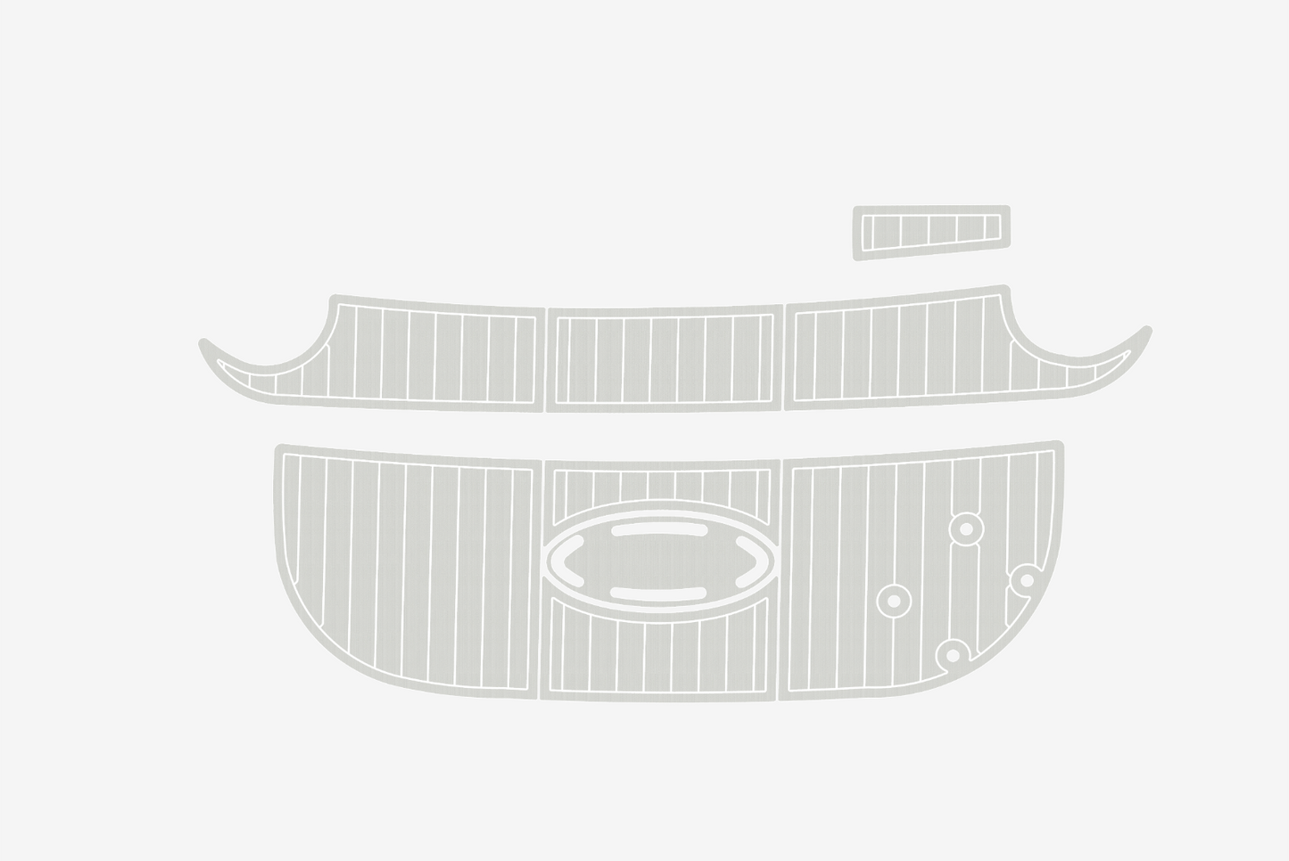 2004-2009 Larson 260 Cabrio Cockpit Swim platform 1/4"6mm EVA Foam faux floor