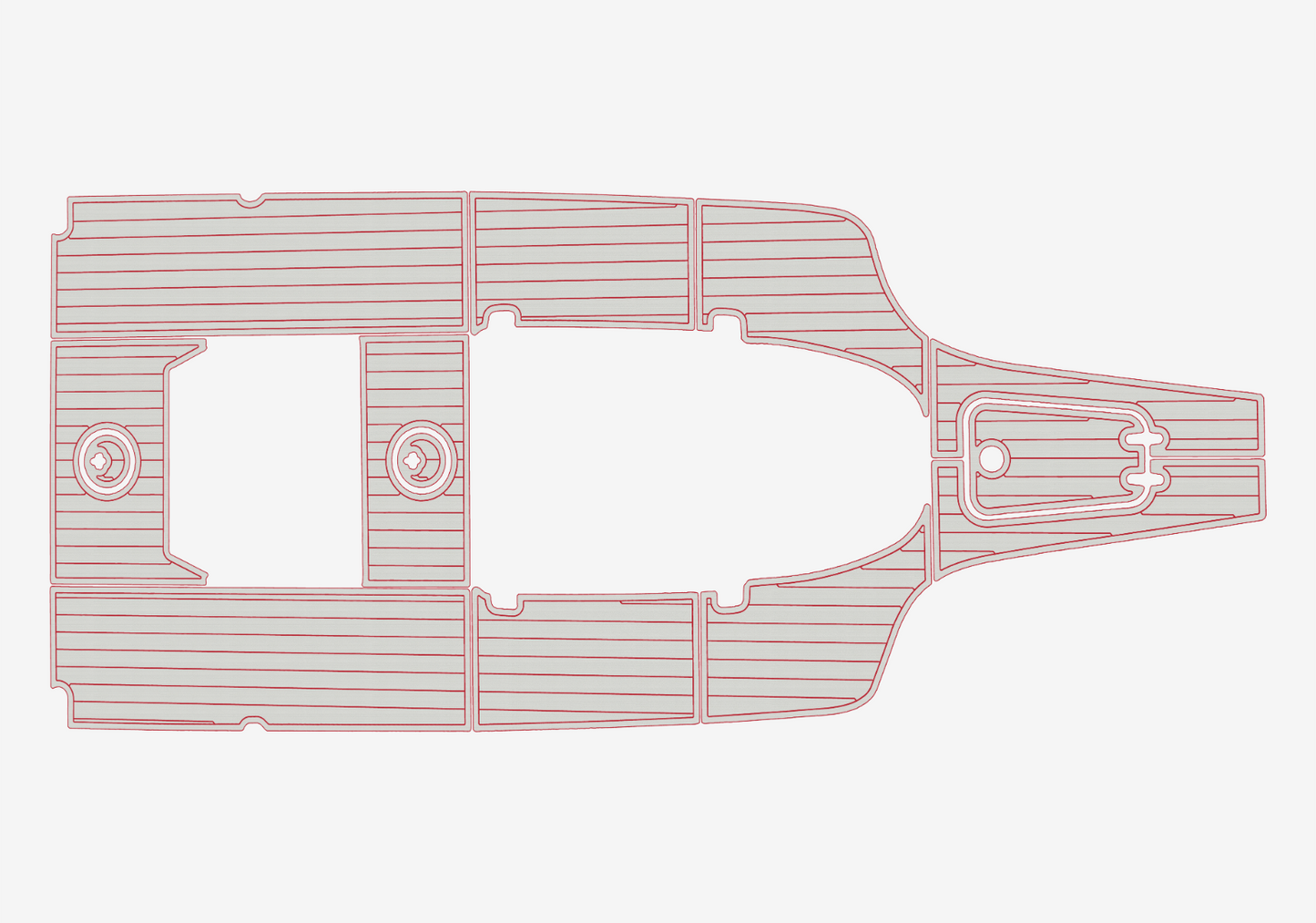 2023-2024 SEA HUNT 28 ESCAPE Cockpit 1/4"6mm EVA Foam FAUX MAT floor