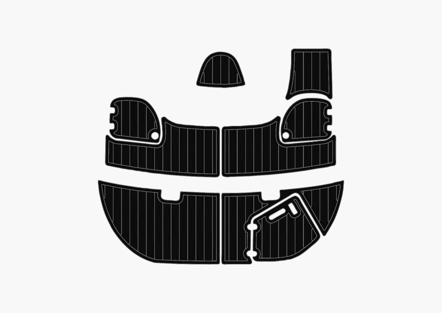 2005 TAHOE 234 Marine teak deck seadek EVA Foam Boat flooring