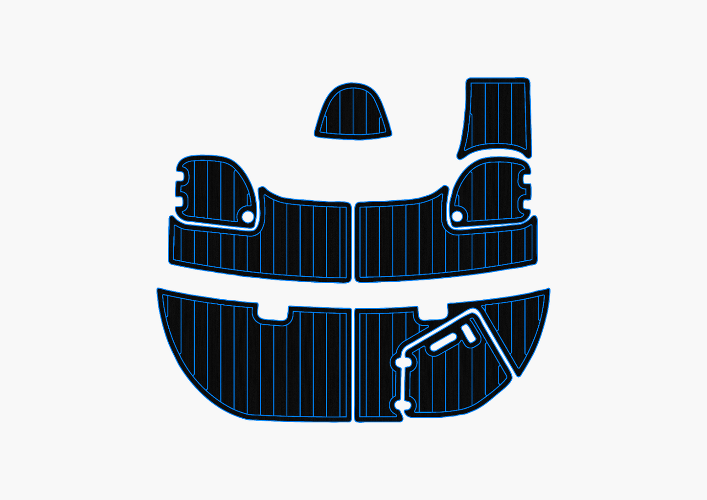 2005 TAHOE 234 Marine teak deck seadek EVA Foam Boat flooring