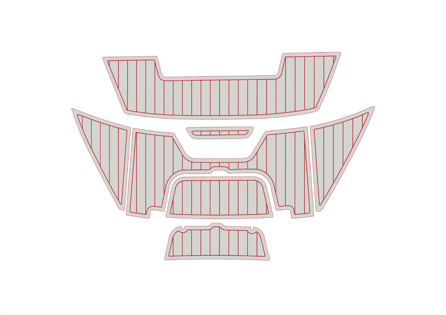 2018-2022 Cobalt CS22 Swim platform 1/4"6mm EVA foam faux marine floor