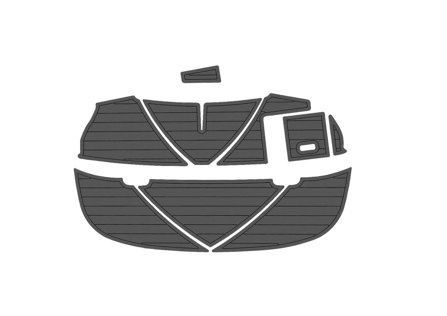 2003-2006 Bayliner 205 BR Swim platform 1/4"6mm EVA foam faux floor