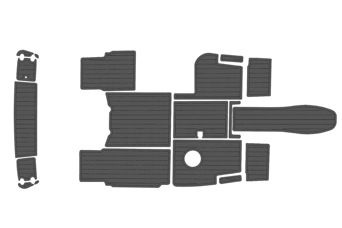 2001-2004 Monterey 200LS Cockpit Swim platform 1/4"6mm EVA Faux foam floor