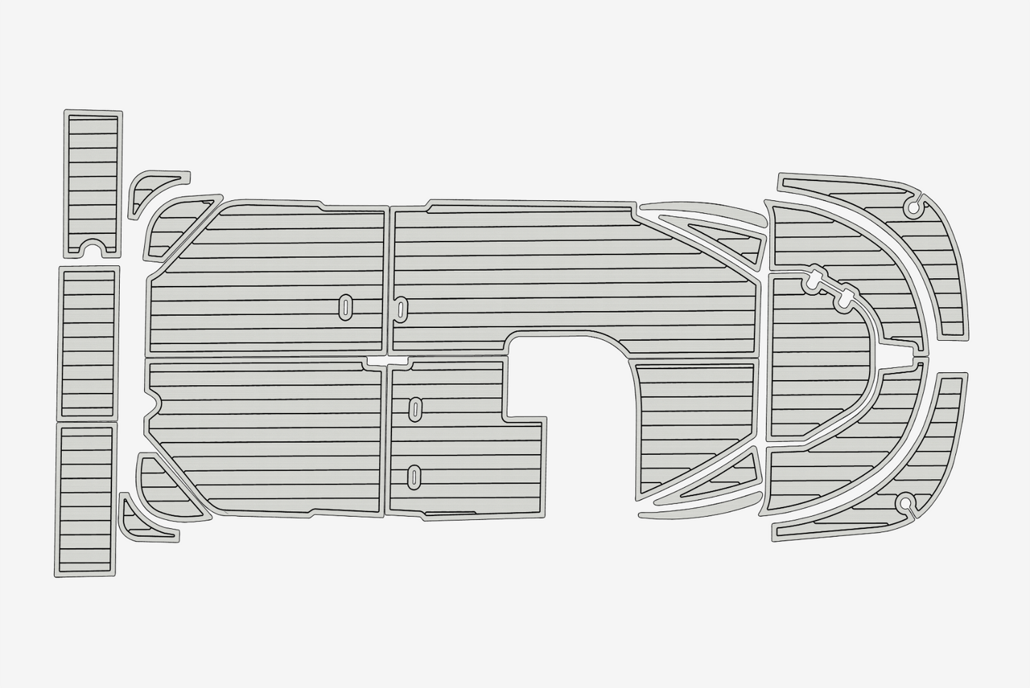 2003-2011 Boston Whaler 150 Sport Cockpit 1/4"6mm EVA foam floor