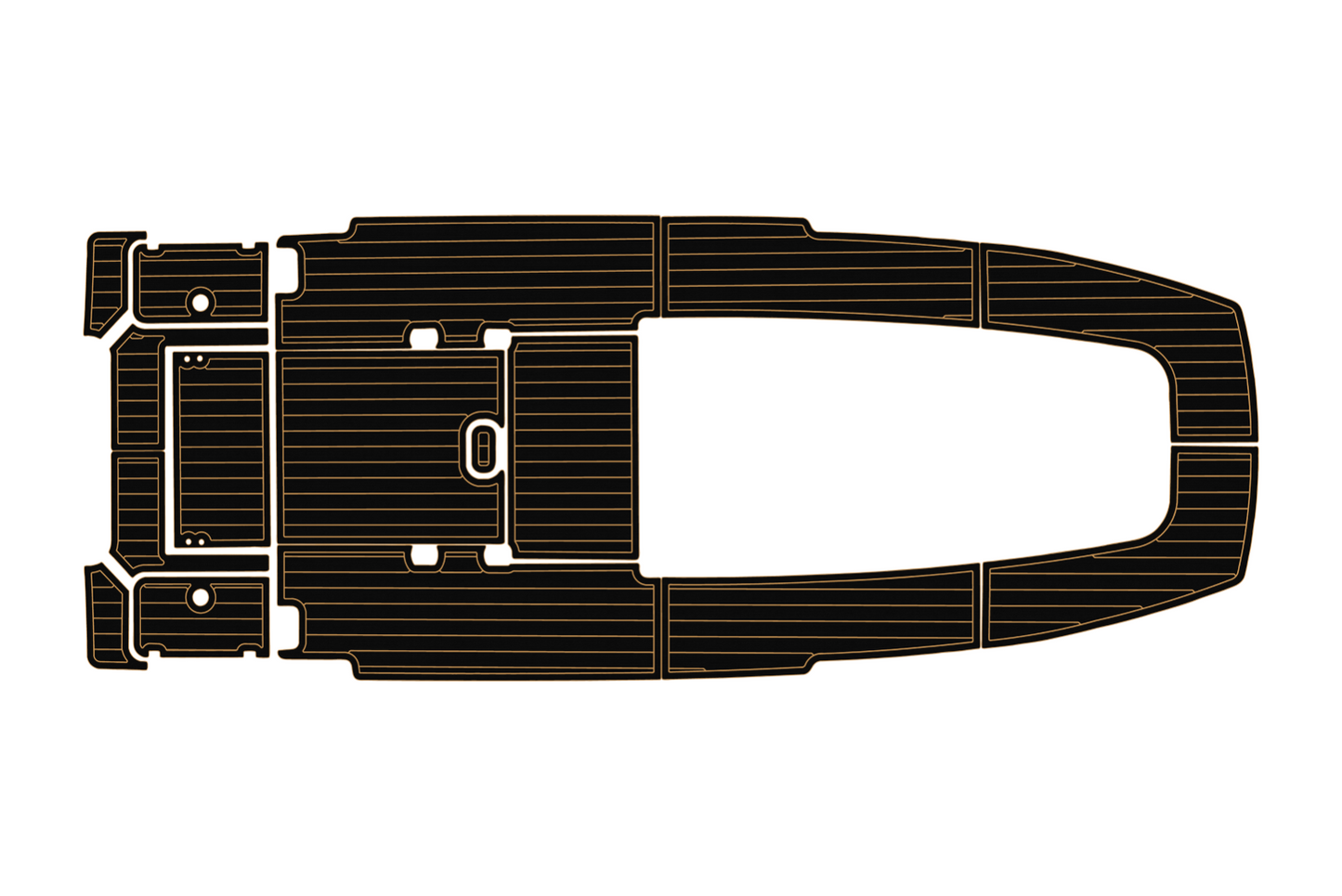 2022-2024 Sportsman 247OE Cockpit Swim platform 1/4"6mm EVA Faux foam Mat floor