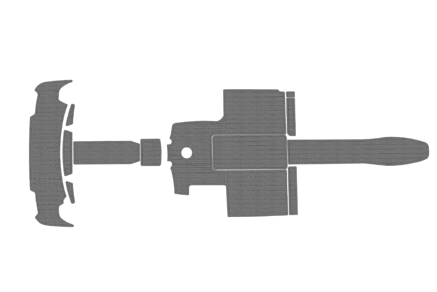 2008-2013 sea ray 250 select EX Cockpit Swim platform 1/4"6mm EVA foam floor