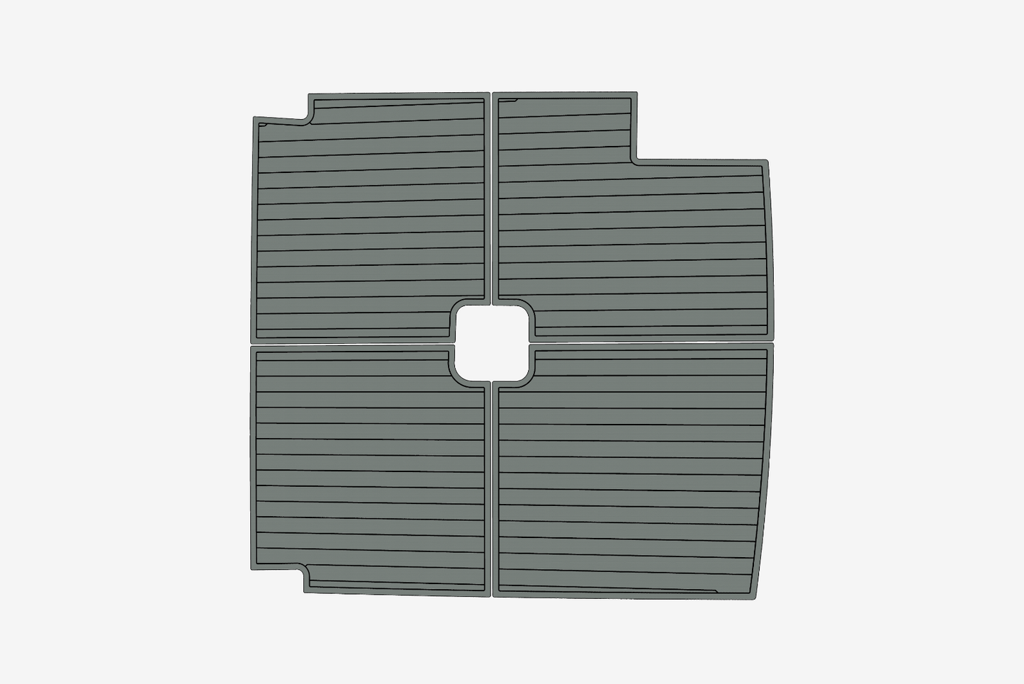 Bayliner MY 32 Anti-slip mat Custom EVA marine deck flooring