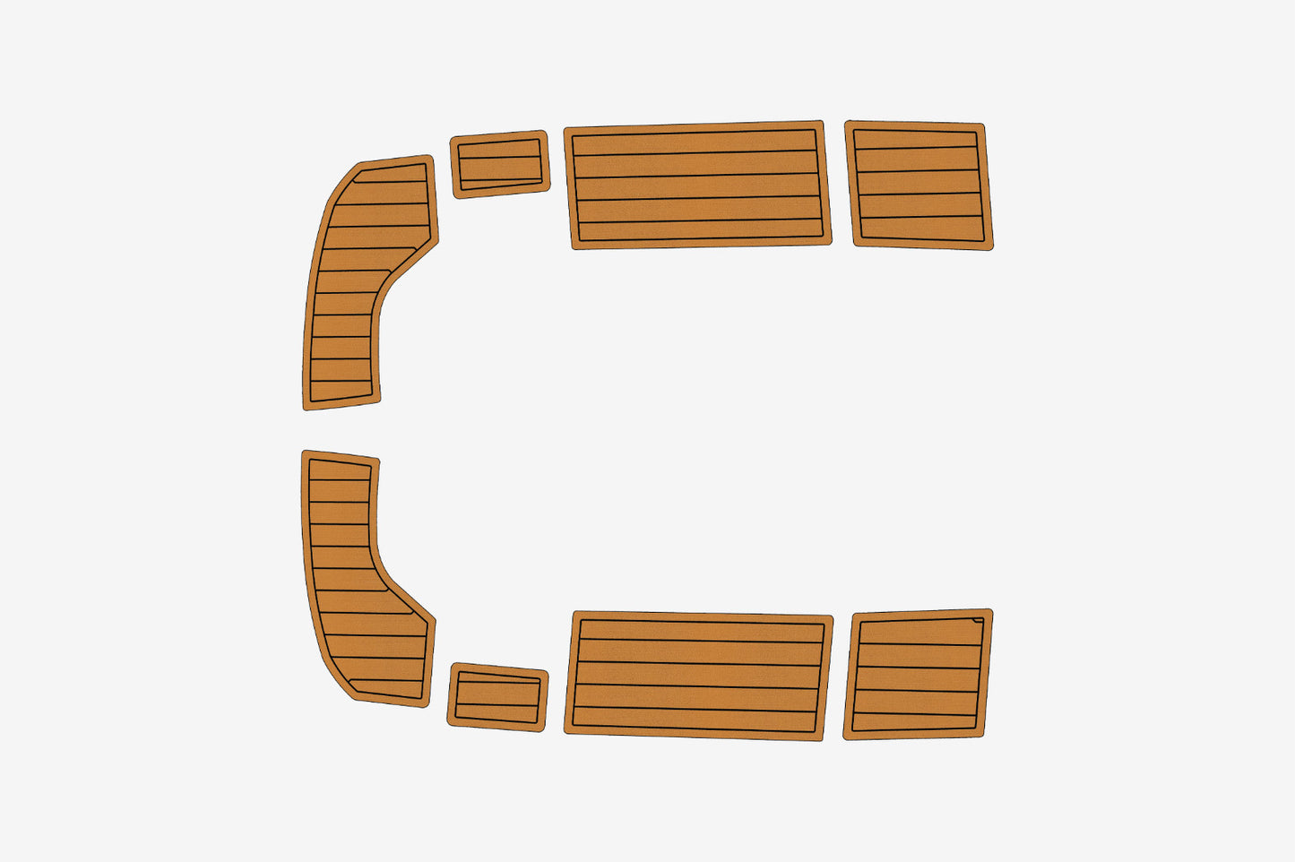 Beneteau 35 Anti-slip mat Custom EVA teak marine deck flooring