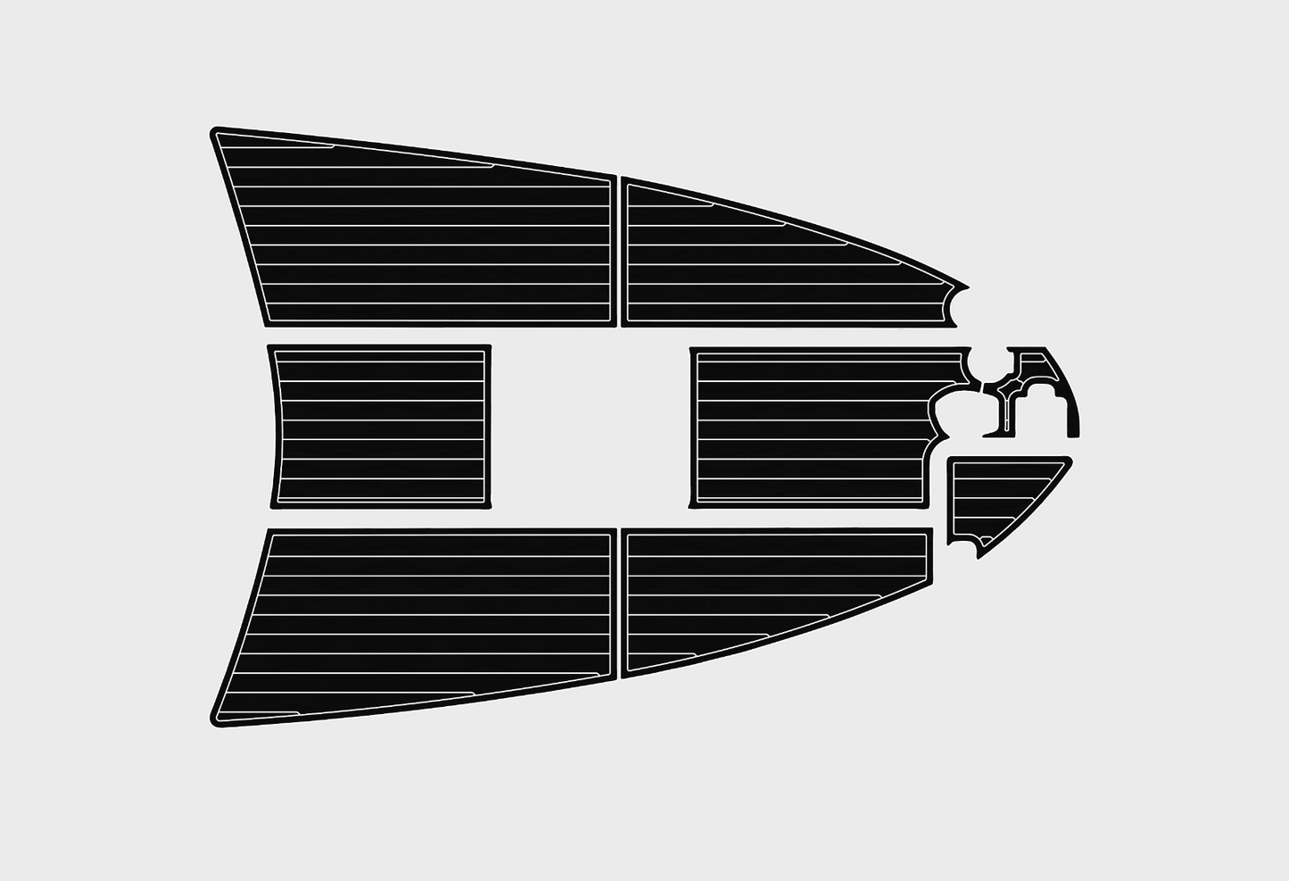 1997-2000 sea ray 270 Sundancer Bow 1/4"6mm EVA foam faux mat floor