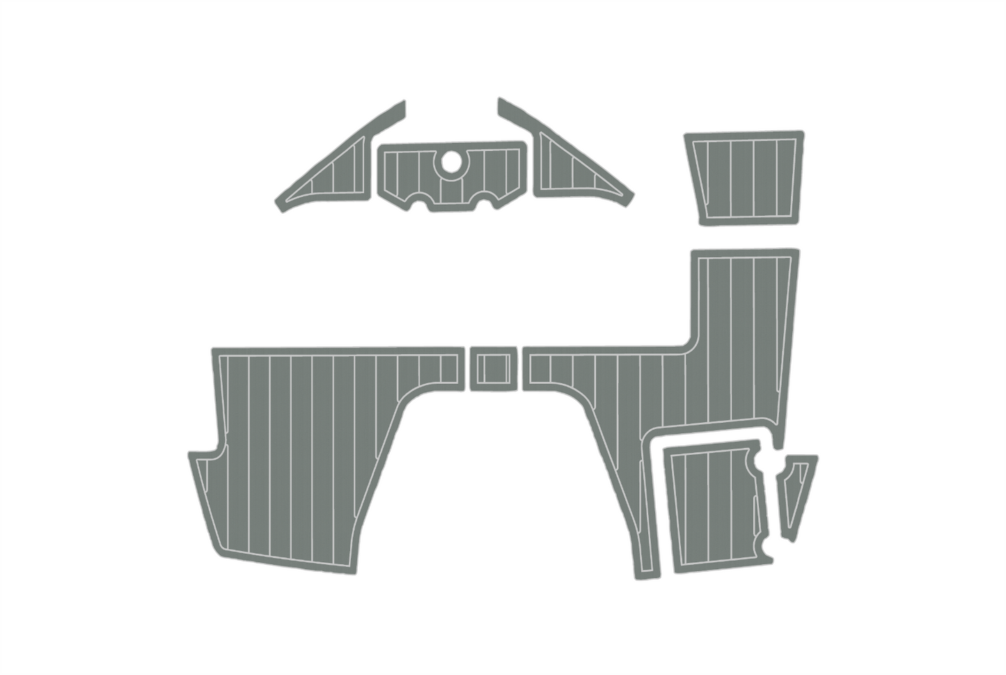 2019-2023 Monterey M225 bow Swim platform 1/4"6mm EVA Foam floor
