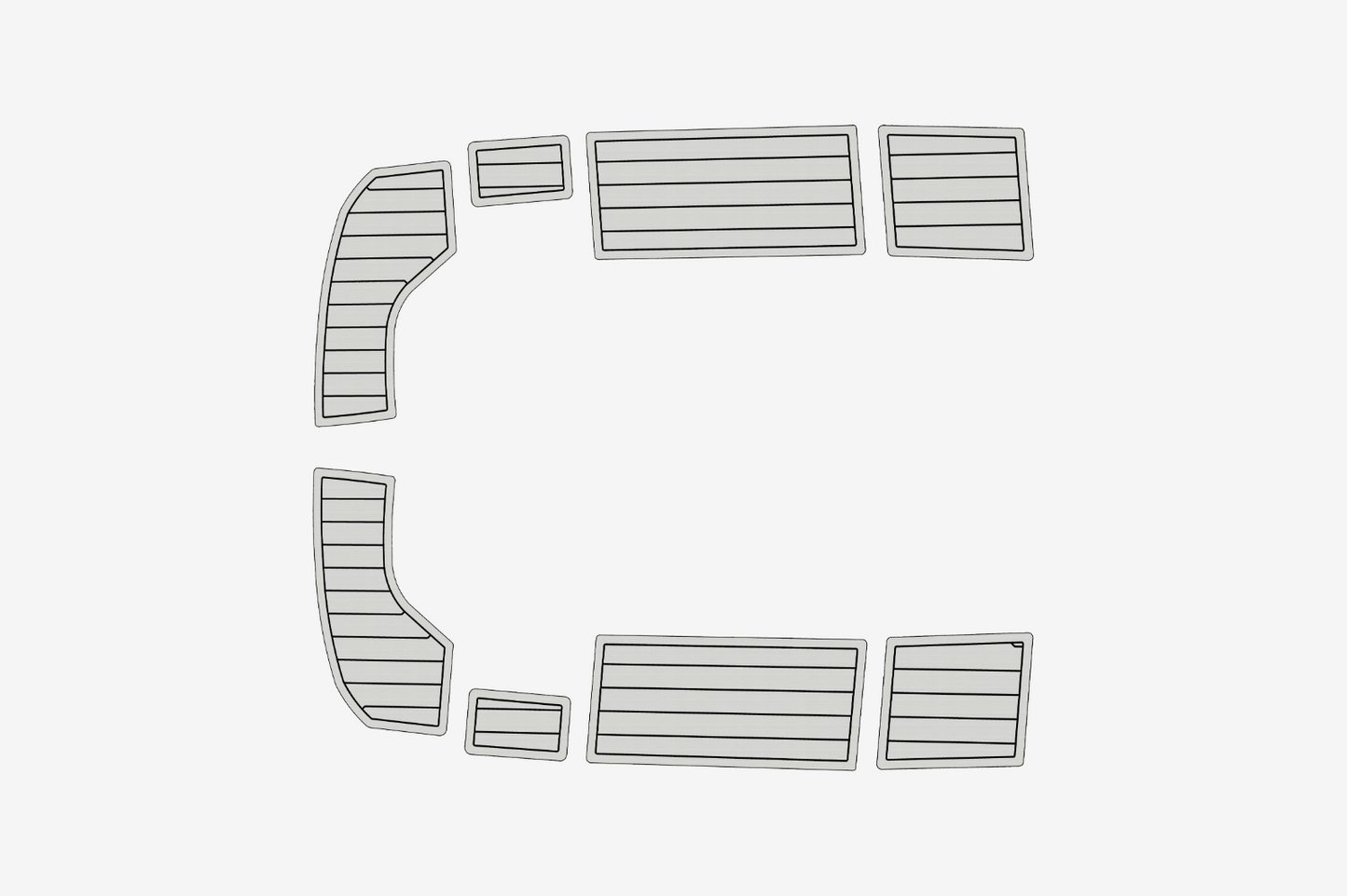 Beneteau 35 Anti-slip mat Custom EVA teak marine deck flooring