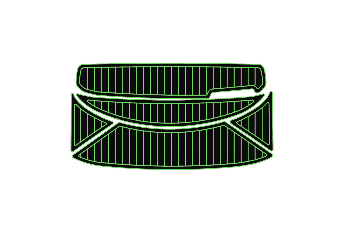 1998 Bayliner 2050 Marine teak deck EVA Foam Boat flooring