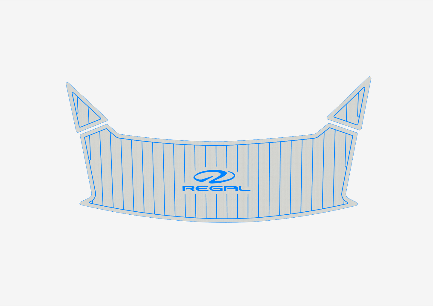 2011-2016 REGAL 2100 Swim platform bow 1/4"6mm EVA foam faux MAT floor