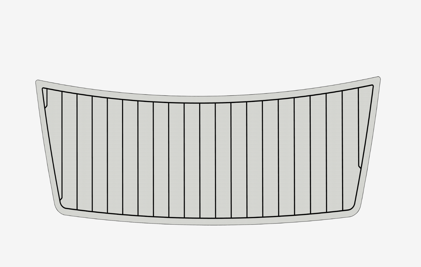 2008-2009 MALIBU CORVETTE Swim platform 1/4"6mm EVA Foam faux mat floor