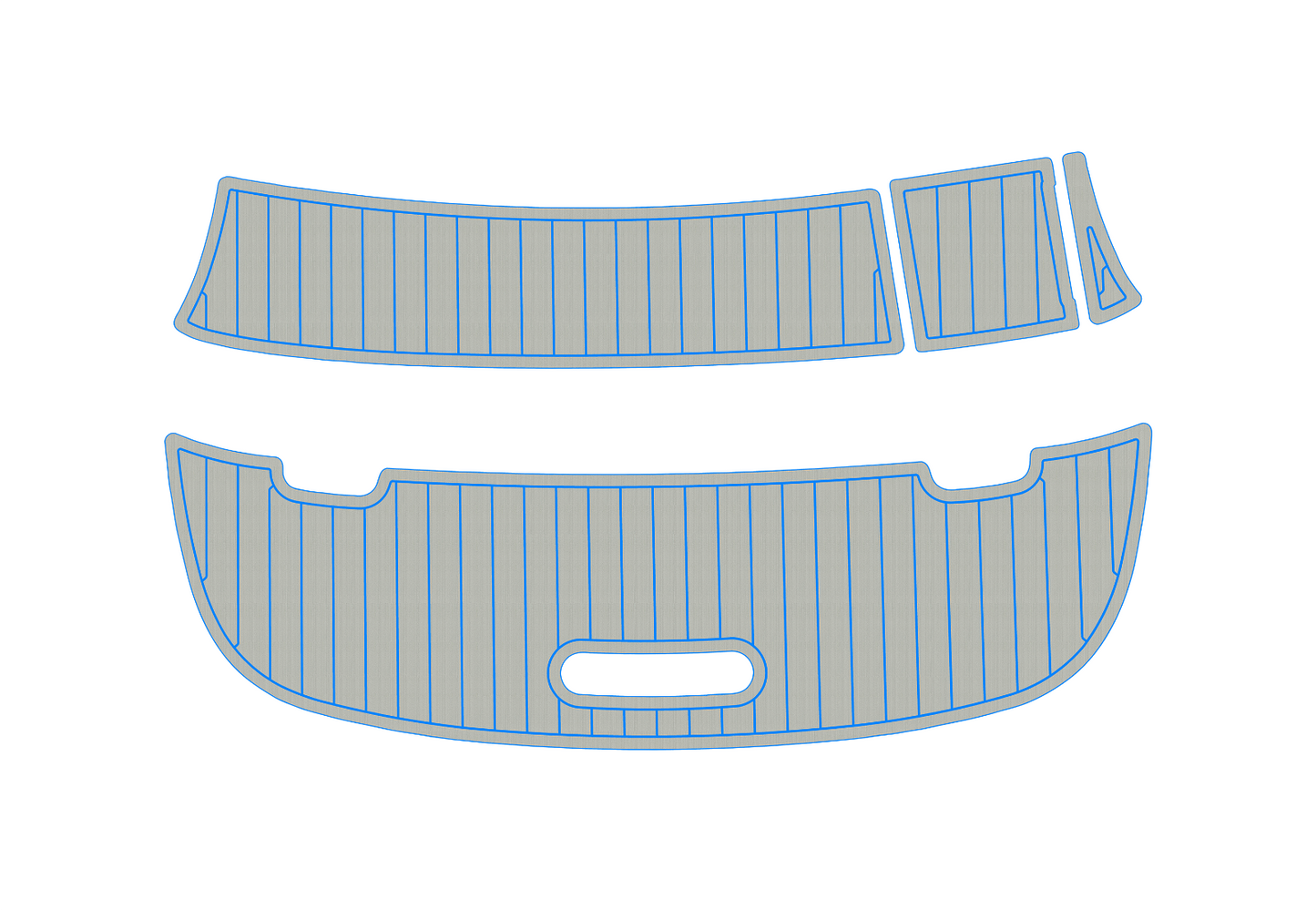 2003-2013 Bayliner 195 BR SP Swim platform 1/4" 6mm EVA faux teak Floor