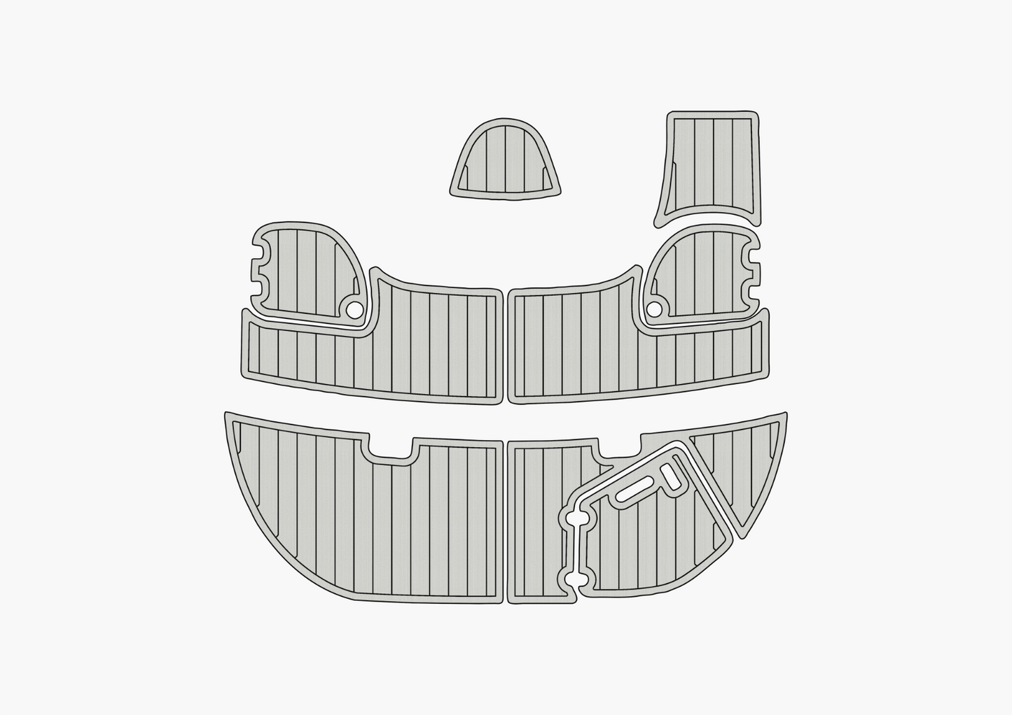 2005 TAHOE 234 Marine teak deck seadek EVA Foam Boat flooring