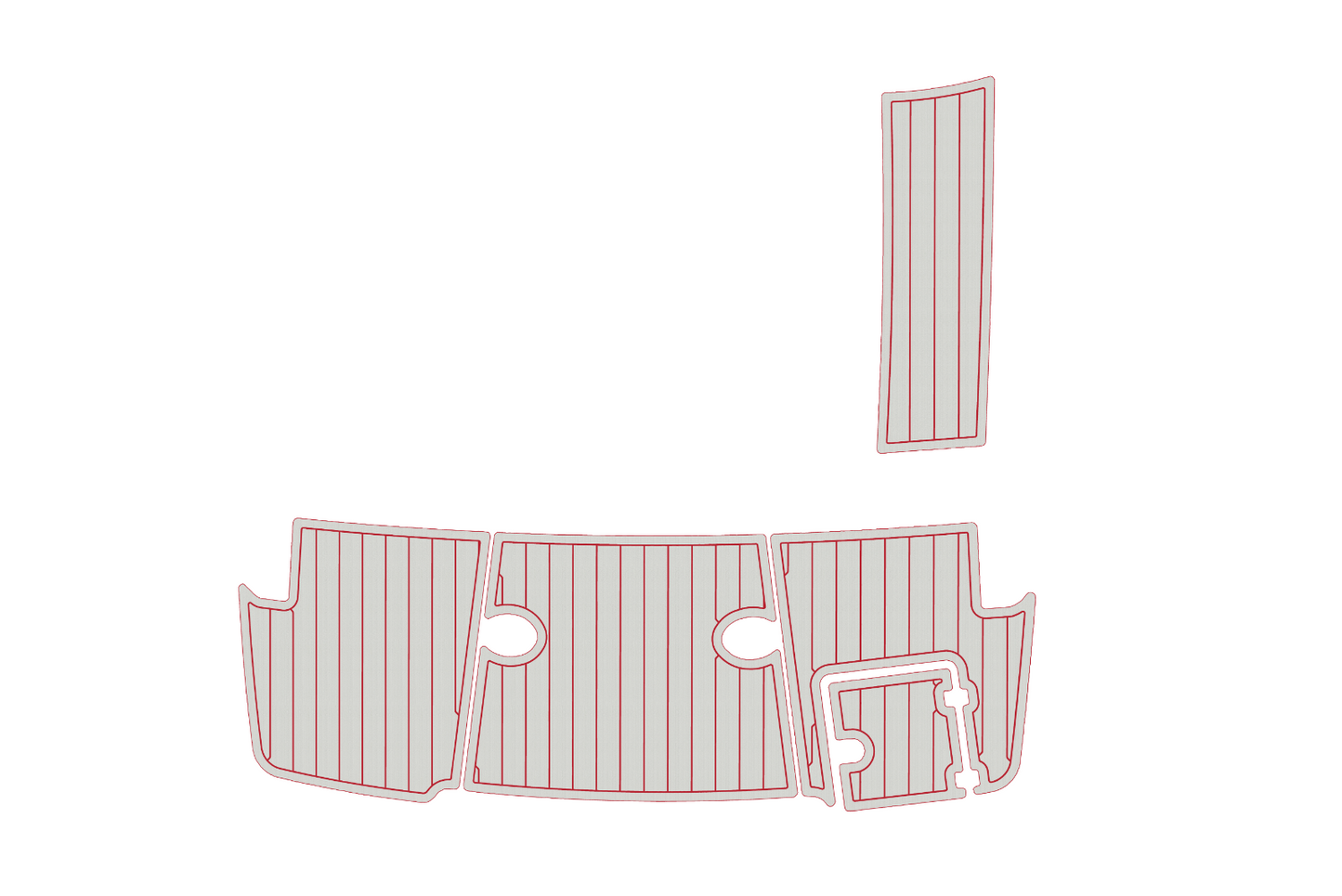 2019 CHAPARRAL 267 SSX Swim platform 1/4"6mm EVA foam faux mat floor